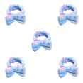 thumbnail image 3 of Qarigey Diademas Bowknot Estiramiento Banda para el sudor ajustable Adornos de rayas Diadema para de cara Gimnasio Correr Fresa azul Type2 NO2 Qarigey CBP385971, 3 of 4
