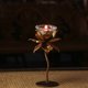 thumbnail image 5 of Candelabro en forma de flor creativa, adornos, portavelas de hierro, bandeja for velas de loto, 5 of 7