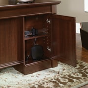 Sauder Palladia Engineered Wood 6-Drawers Executive Desk in Select Cherry