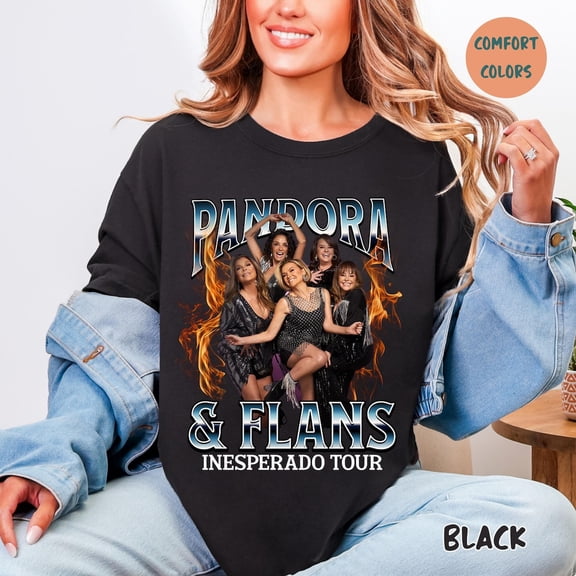 ZENUA Pandora & Flans Tour T-Shirt For Music Lovers, Vintage Concert Tee, Unisex T-Shirt, Perfect For Festivals Hot Trending Shirt/Sweatshirt/Hoodie