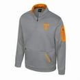 thumbnail image 2 of Men's Colosseum Grey Tennessee Volunteers Mainframe Quarter-Zip Fleece Jacket, 2 of 3