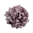 thumbnail image 2 of Broche de flores, broche de camelia de satén, broche de flores, broche de solapa para el cabello morado claro, 2 of 9