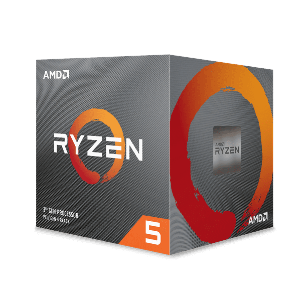 AMD Ryzen™ 5 3600XT 6-core, 12-thread unlocked desktop processor with Wraith Spire cooler