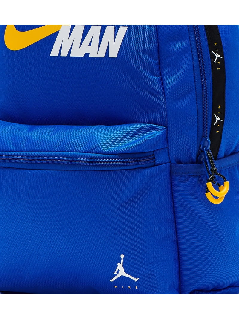 Final medio Fiordo Nike Jordan Jumpman Unisex Backpack Hyper Blue Yellow Black White 9A0551  U5H Sz L (16"H X 13"D X 6"W) - Walmart.com