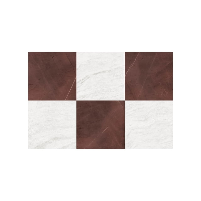 Baldosas FloorPops x Chris Loves Julia Bonneville Oxblood
