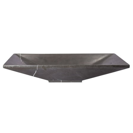 Eden Bath EB_S055PI-H Rectangular Infinity Pool Sink - Pietra Grey Marble