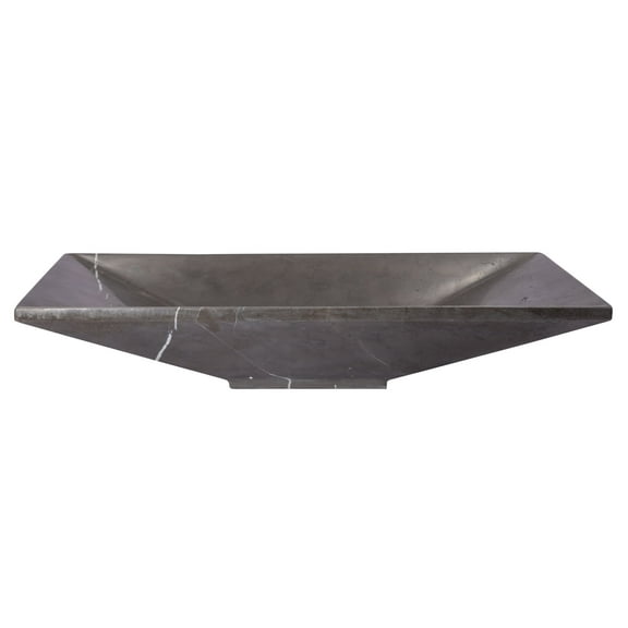 Eden Bath EB_S055PI-H Rectangular Infinity Pool Sink - Pietra Grey Marble