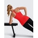 thumbnail image 3 of Top deportivo sin costuras CRZ YOGA para entrenamiento, color rojo oscuro, talla L, 3 of 5