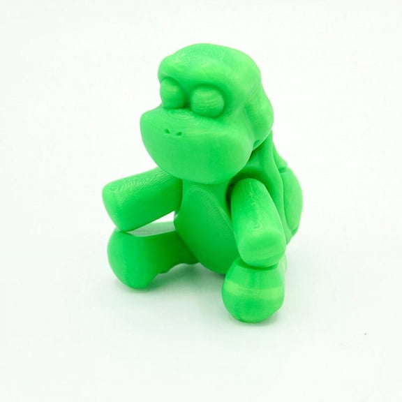 Clever Contraption Friendly Fidget Turtle | Articulating Sensory Companion for All Ages