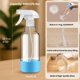 thumbnail image 5 of Botellas de aerosol Hethyo Glass con funda de silicona, 500 ml, paquete de 2, 5 of 7