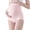 Pink, variant on Women's Maternity Underwear Lightweight Soft Breathable High Waist Belly Support Panties Over Bump Green XL