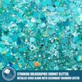 thumbnail image 2 of Glitter holográfico grueso Craft Glitter Estanoite 160 g azul, 2 of 7
