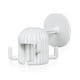 thumbnail image 3 of Bewildely Gancho giratorio autoadhesivo de servicio pesado Soporte para rack de interior Blanco Accesorios de baño Blanco, 3 of 6