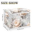 thumbnail image 5 of Yayeee Collapsible Cube Storage Bin with Lid Fabric Closet Decorative Basket with Handles, Beautiful Floral, 5 of 7