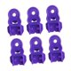 thumbnail image 3 of 6 piezas de abrelatas fácil, funda completa, abrelatas fácil, protector de latas de bebidas reutilizable Violeta, 3 of 9