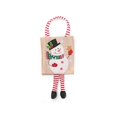 thumbnail image 4 of Bolsas navideñas con asas, reutilizables, para golosinas, comestibles, dulces, multifuncionales, para decoración de fiestas familiares, fiestas en casa, 4 of 5