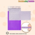 thumbnail image 3 of 4 x 8 Inch Bubble Mailers 100 Pack, Self Seal Padded Envelopes for Small Business, Waterproof Shipping Bags, Purple, 3 of 7