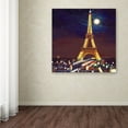 thumbnail image 3 of Trademark Fine Art 'Moonlight Over Paris' Canvas Art by Susan Rios, 3 of 3