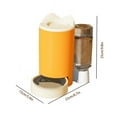 Nlsdqey Automatic Feeders Cat Feeder with 1.2/2.8L Capacity Food Grade