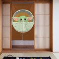 thumbnail image 1 of Cortina de puerta semiopaca con patrón de patchwork de dos piezas de Baby Yoda, cortinas opacas decorativas para dormitorio, sala de estar, decoración de habitación de niños, 34 x 56 pulgadas, tamaño, 1 of 7