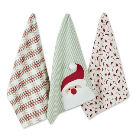 

Assorted Santa Dishtowel (Set of 3)