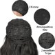 thumbnail image 4 of Peluca negra larga YONGSHENG ondulada Fibra proteica premium 24 pulgadas, 4 of 5