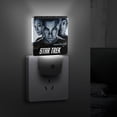 thumbnail image 4 of Star Trek Luz nocturna LED con sensor de anochecer a amanecer para dormitorio, baño, pasillo, escaleras - Lámpara LED nocturna de enchufe, 0.5W - 1 pieza, 4 of 6
