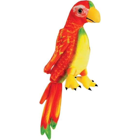 Real Planet Parrot Red 12 Inch Realistic Soft Plush