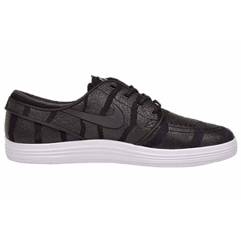 Nike SB Mens Lunar Stefan Janoski Shoes Black/Grey -