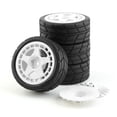 thumbnail image 1 of 4PCS 12Mm Hex 65Mm NeumáTicos de Goma NeumáTicos de Rueda para XV-01 TT-01 TT-02 LC Racing PTG-2 WR8 1/10 RC Car,2, 1 of 5