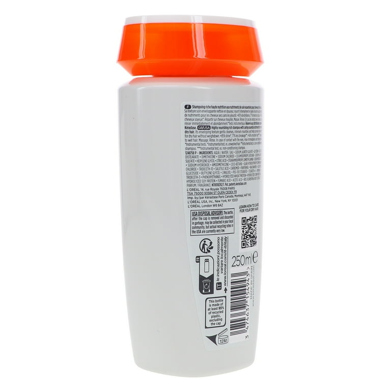 Kerastase Nutritive Bain Satin Riche Shampoo, 8.5 oz, Hydration
