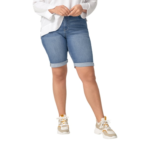 Ellos Women's Denim Bermuda Shorts Shorts