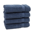 thumbnail image 2 of Authentic Hotel and Spa Authentic Hotel Spa Turkish Cotton Hand Towels (Set of 4) Navy Blue, 2 of 5