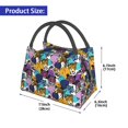 thumbnail image 2 of Easygdp Retro Panther Bolsa de Almuerzo Insulada Reutilizable, Bolsa de Mano y Bandolera para Oficina, Trabajo, Viajes, 2 of 6