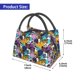 thumbnail image 2 of Fotbe Retro Panther Bolsa Térmica Portátil con Estampado, Bolsa de Entrega de Alimentos Aislada, Bolsa Reutilizable de Gran Capacidad para Comidas y Supermercado, 2 of 6