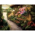 thumbnail image 2 of Montserrat Masdeu 32x25 Gallery Wrapped Canvas Wall Art Titled - Spring Flower Market, 2 of 4