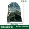 thumbnail image 3 of Harley Davidson Bolsa de regalo con cierre de cinta navideño para decoración de Navidad, 20 cm × 31 cm., 3 of 6
