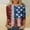 Multicolor, variant on Cavosen 4th of July Clothes Women Patriotic 3/4 Sleeve Crew Neck Tops USA Star Striped Print T Shirts Lady XL Independence Day Casual Tops Funny 4th of July Tunic Tees 2025 Patriotic Clothes