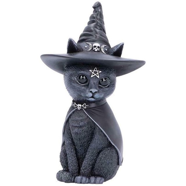 Artesanías de resina de gato mágico, 1 pieza de decoración de escultura de animales, adorno de estatuilla de bricolaje, regalo de Halloween, gato monstruo con alas, estatuas, decoración de fiesta de Halloween(gato mágico) ER