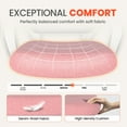 thumbnail image 3 of NEO CHAIR Ergonomic Office Chair, Lumbar Support Mid Back, Mesh Home Office Computer Desk Chair with Armrests, Pastel Pink, 3 of 9
