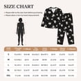 thumbnail image 4 of Lsque Rose Flowers Pattern Long Sleeve Pajama Set for Women - Soft 2-Piece Sleepwear and Loungewear Set with Pockets, Comfy Nightwear-Small, 4 of 7