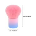 thumbnail image 2 of OUNONA Finishing Powder Brush Makeup Brush Plastic for Even Application 1Set, 2 of 7