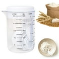 thumbnail image 2 of WHEANG 7 Piece Plastic Measuring Cups And Spoons Set With Clear Markings 500ml Capacity Ideal For Baking And Measuring Flour And Other Ingredients In The Kitchen, 2 of 9