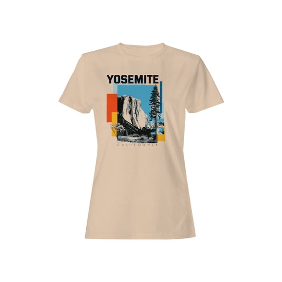 Yosemite California Vintage Art Women's T-shirt