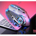 thumbnail image 2 of Wireless gaming mouse, rechargeable silent click mouse, switchable., 2 of 5
