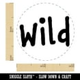 thumbnail image 2 of Wild Fun Text Self-Inking Rubber Stamp Ink Stamper - Fuchsia Ink - Mini 1/2 Inch, 2 of 7