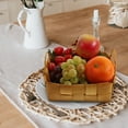 thumbnail image 5 of TAILTOSS Fruit Storage Basket Khaki 1Pack 6.7x6.7x2.8in, 5 of 11