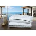 thumbnail image 2 of Ample Decor 100% Cotton Set of 2 Beach Towel Large Absorbent Cabana Striped Lightweight for Adults - Brown - 30 x 68 inch, 2 of 6