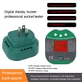 thumbnail image 3 of Socket Tester , Electrical Outlet Sound Light Alarm Voltage Checker Detector for Easy Reading, 3 of 7