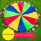 thumbnail image 5 of Juego de Paracaídas para Niños de 4 Metros, Tapete de Fiesta Colorido con Juego de Tela de Arcoíris con Asas, Manta de Juego para Niños Al Aire Libre, 5 of 5